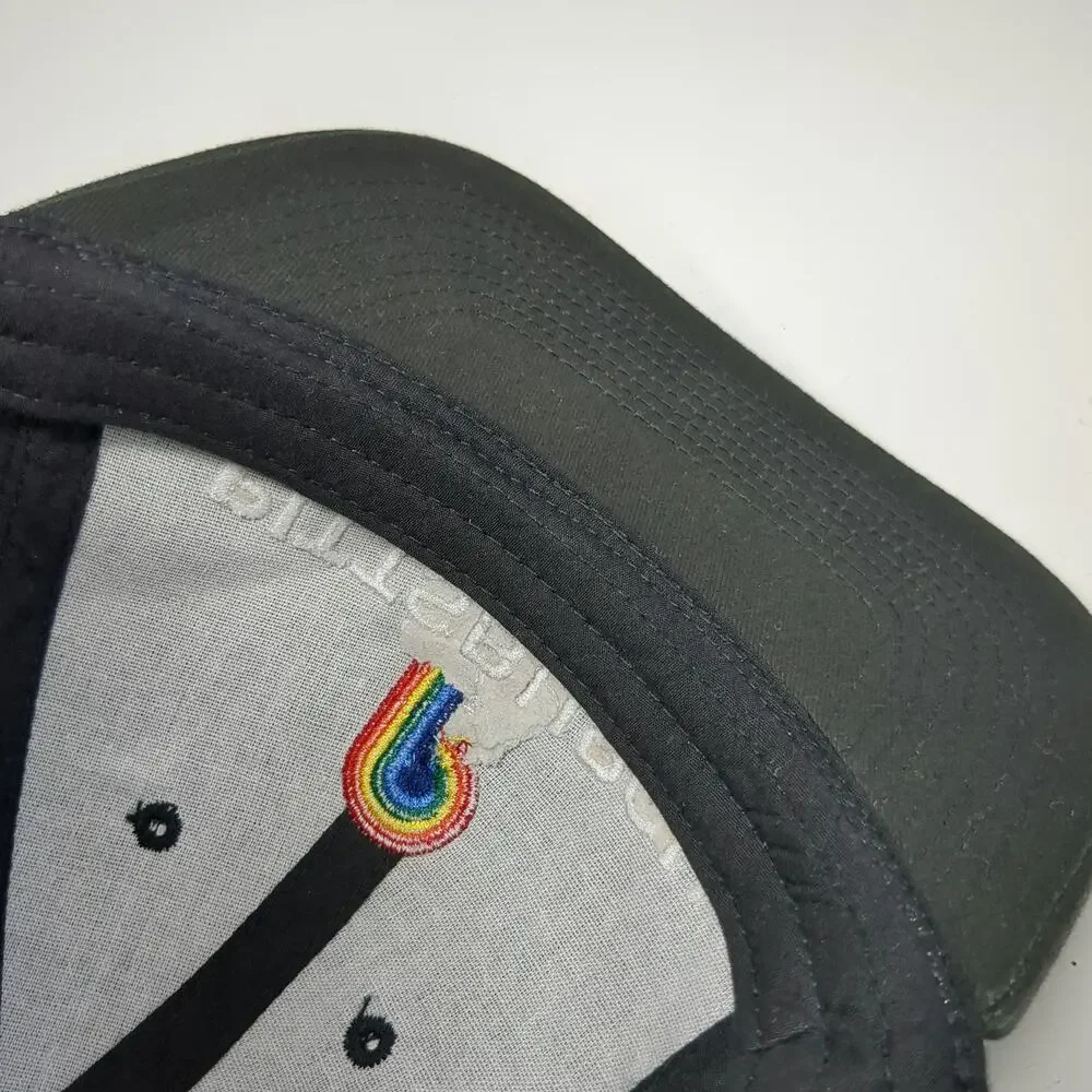 IBEX Baseball Cap Black One Size Pittsburgh Paints Rainbow Logo Slideback Hat